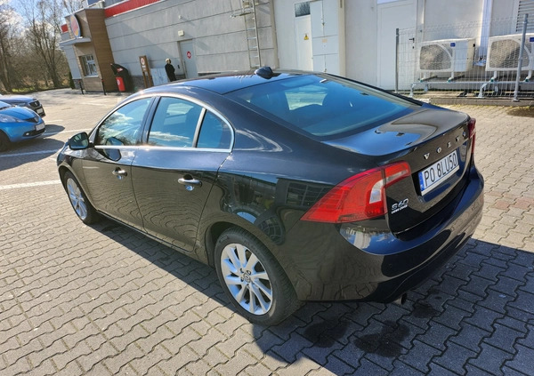 Volvo S60 cena 45900 przebieg: 139900, rok produkcji 2014 z Poznań małe 352